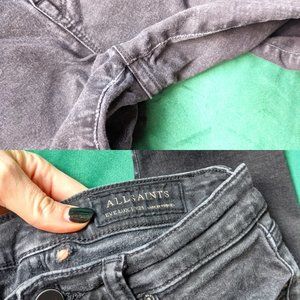 All Saints Eve Lux Skinny Jeans Size 29